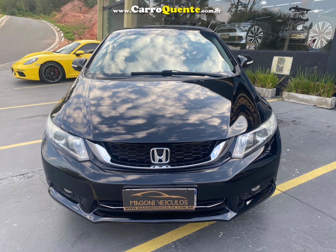 HONDA   CIVIC SEDAN LXR 2.0 FLEXONE 16V AUT. 4P   PRETO 2016 2.0 FLEX - Loja