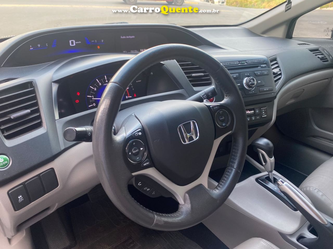HONDA   CIVIC SEDAN LXR 2.0 FLEXONE 16V AUT. 4P   PRETO 2016 2.0 FLEX - Loja