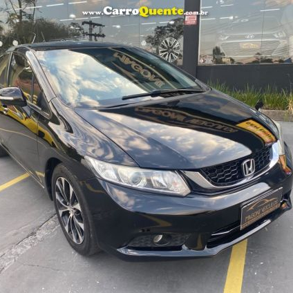 HONDA   CIVIC SEDAN LXR 2.0 FLEXONE 16V AUT. 4P   PRETO 2016 2.0 FLEX