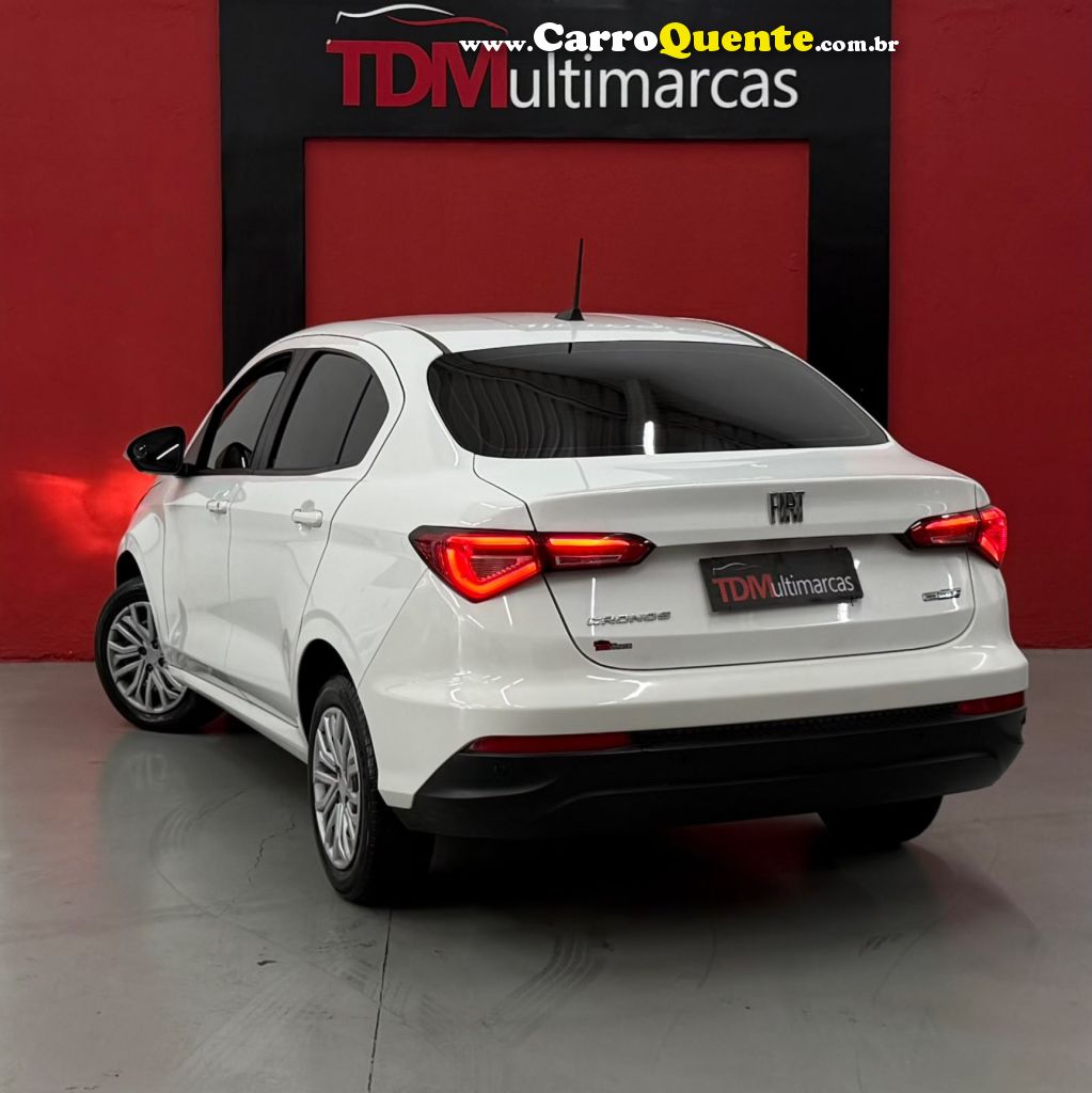 FIAT   CRONOS DRIVE GSR 1.3 8V FLEX   BRANCO 2024 1.3 FLEX - Loja