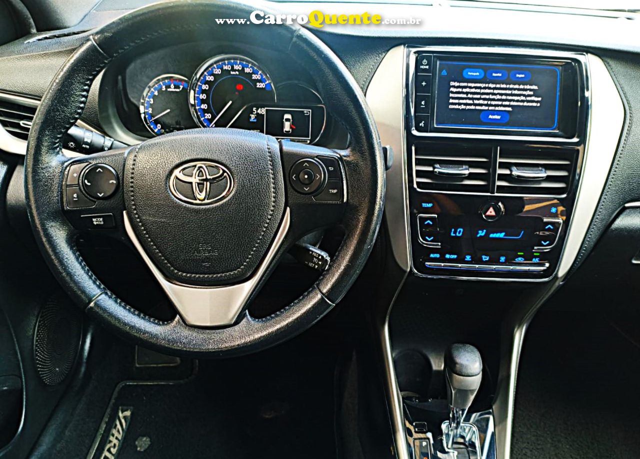 TOYOTA   YARIS XS CONNECT 1.5 FLEX 16V 5P AUT.   PRATA 2020 1.5 FLEX - Loja