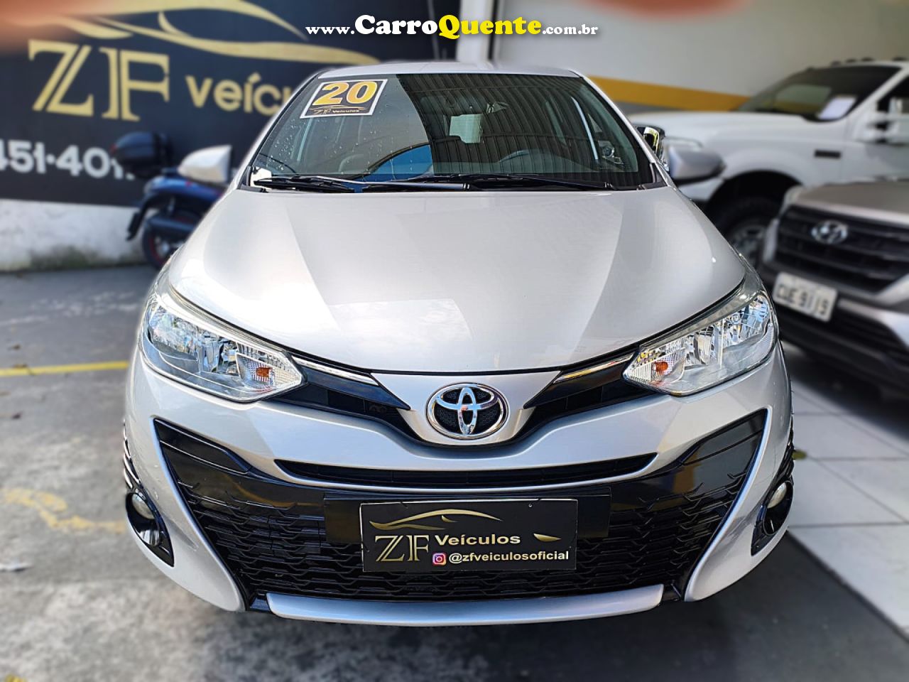 TOYOTA   YARIS XS CONNECT 1.5 FLEX 16V 5P AUT.   PRATA 2020 1.5 FLEX - Loja