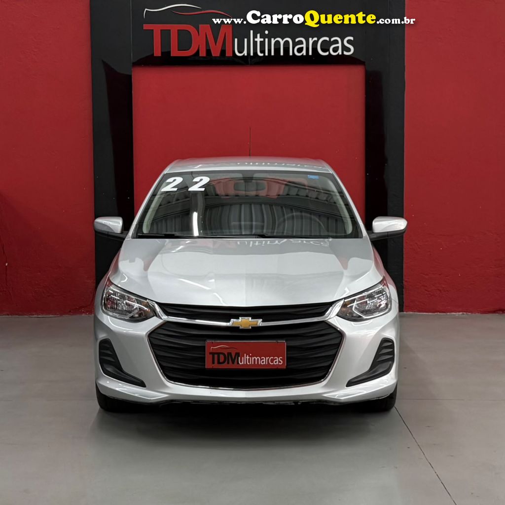 CHEVROLET   ONIX HATCH 1.0 12V FLEX 5P MEC.   PRATA 2022 1.0 FLEX - Loja