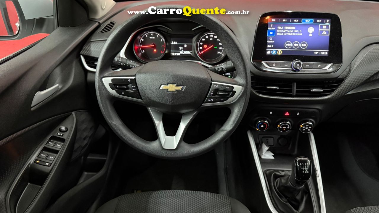 CHEVROLET   ONIX HATCH 1.0 12V FLEX 5P MEC.   PRATA 2022 1.0 FLEX - Loja