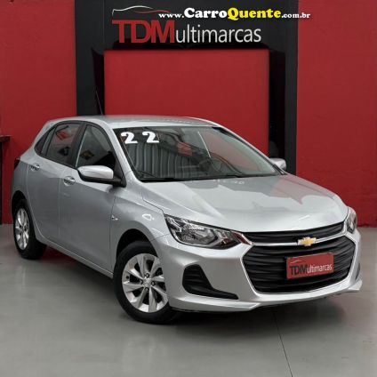 CHEVROLET   ONIX HATCH 1.0 12V FLEX 5P MEC.   PRATA 2022 1.0 FLEX