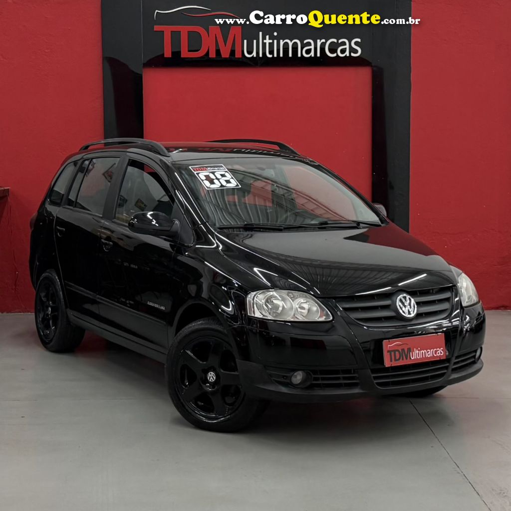 VOLKSWAGEN   SPACEFOX COMFORTLINE 1.6 MI T.FLEX 8V 5P   PRETO 2008 1.6 GASOLINA - Loja