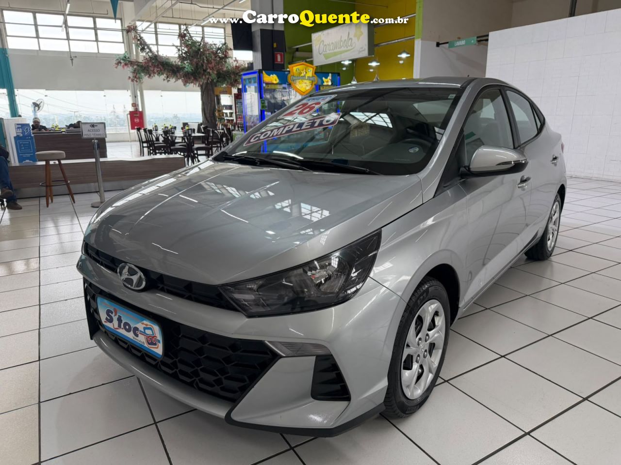HYUNDAI   HB20S C.PLUSC.STYLE1.0 FLEX 12V MEC. 4P   PRATA 2026 1.0 FLEX - Loja