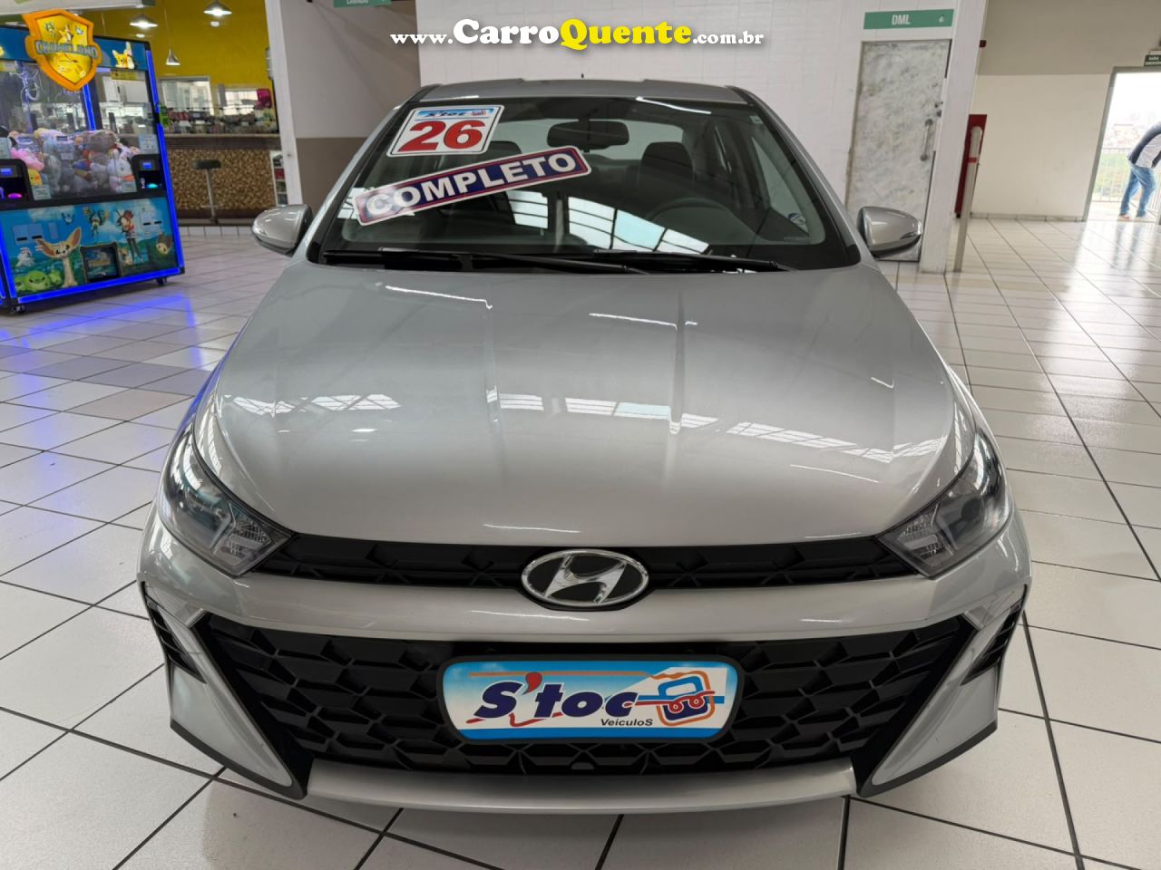 HYUNDAI   HB20S C.PLUSC.STYLE1.0 FLEX 12V MEC. 4P   PRATA 2026 1.0 FLEX - Loja