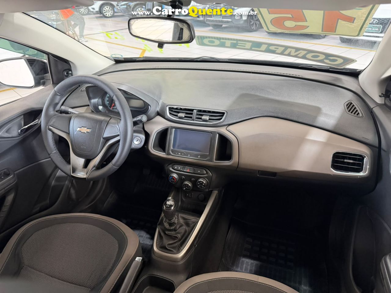 CHEVROLET   PRISMA SED. LT 1.4 8V FLEXPOWER 4P   PRETO 2015 1.4 FLEX - Loja