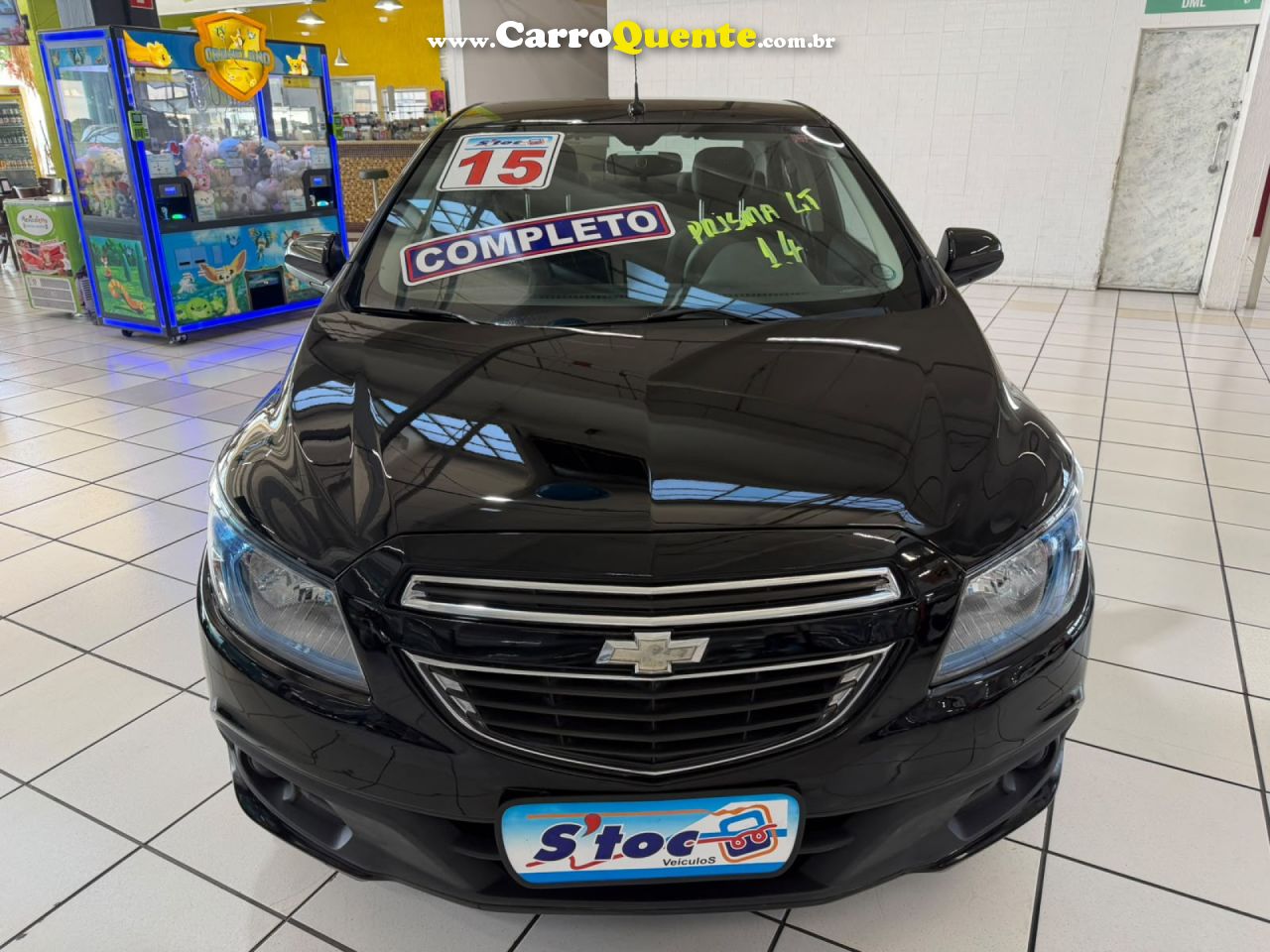 CHEVROLET   PRISMA SED. LT 1.4 8V FLEXPOWER 4P   PRETO 2015 1.4 FLEX - Loja