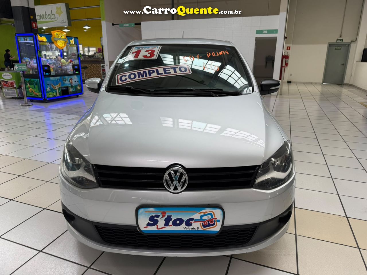 VOLKSWAGEN   FOX 1.6 MI I MOTION TOTAL FLEX 8V 5P   PRATA 2013 1.6 FLEX - Loja