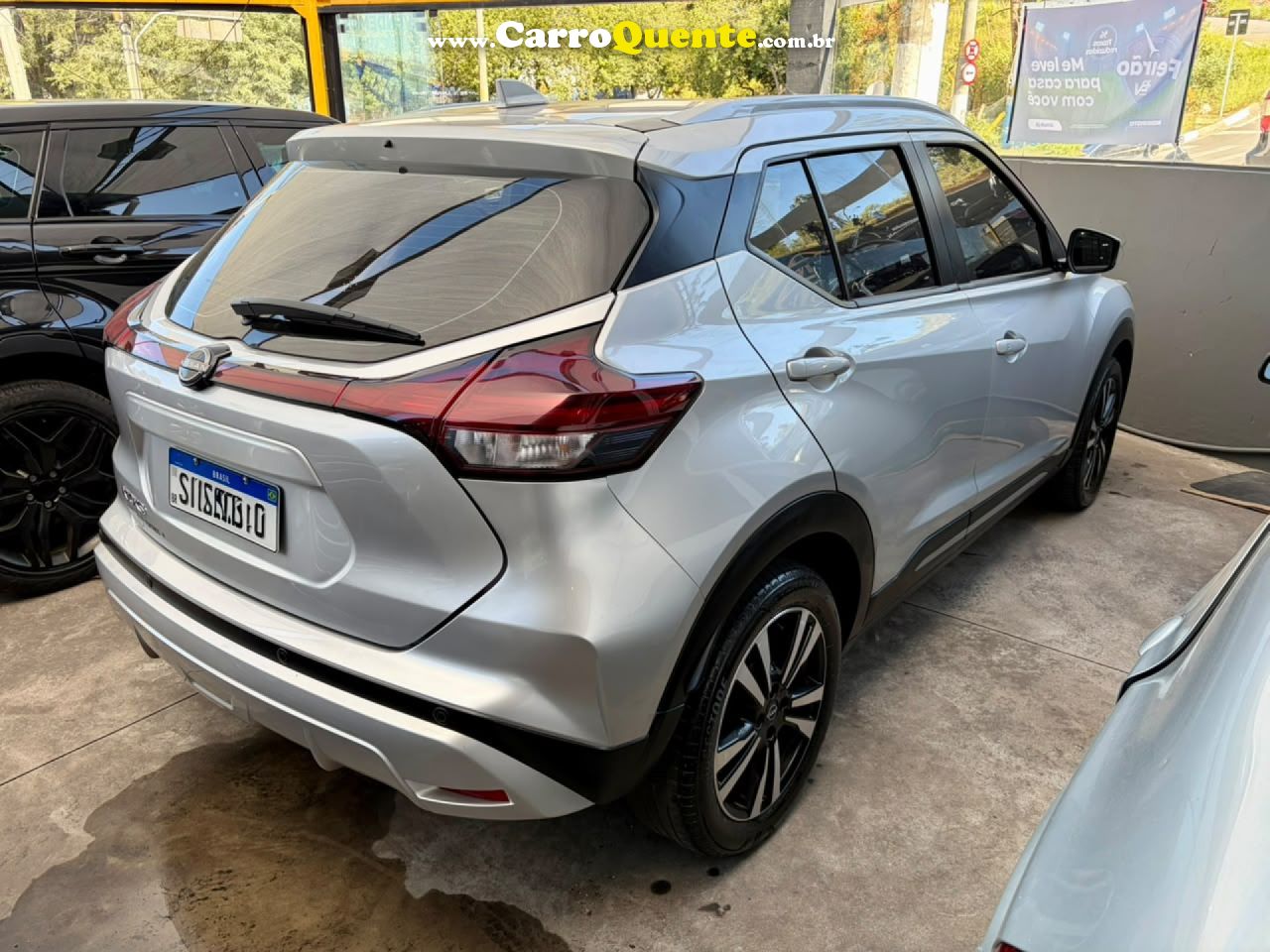 NISSAN   KICKS ADVANCE 1.6 16V FLEX AUT.   PRATA 2024 1.6 FLEX - Loja