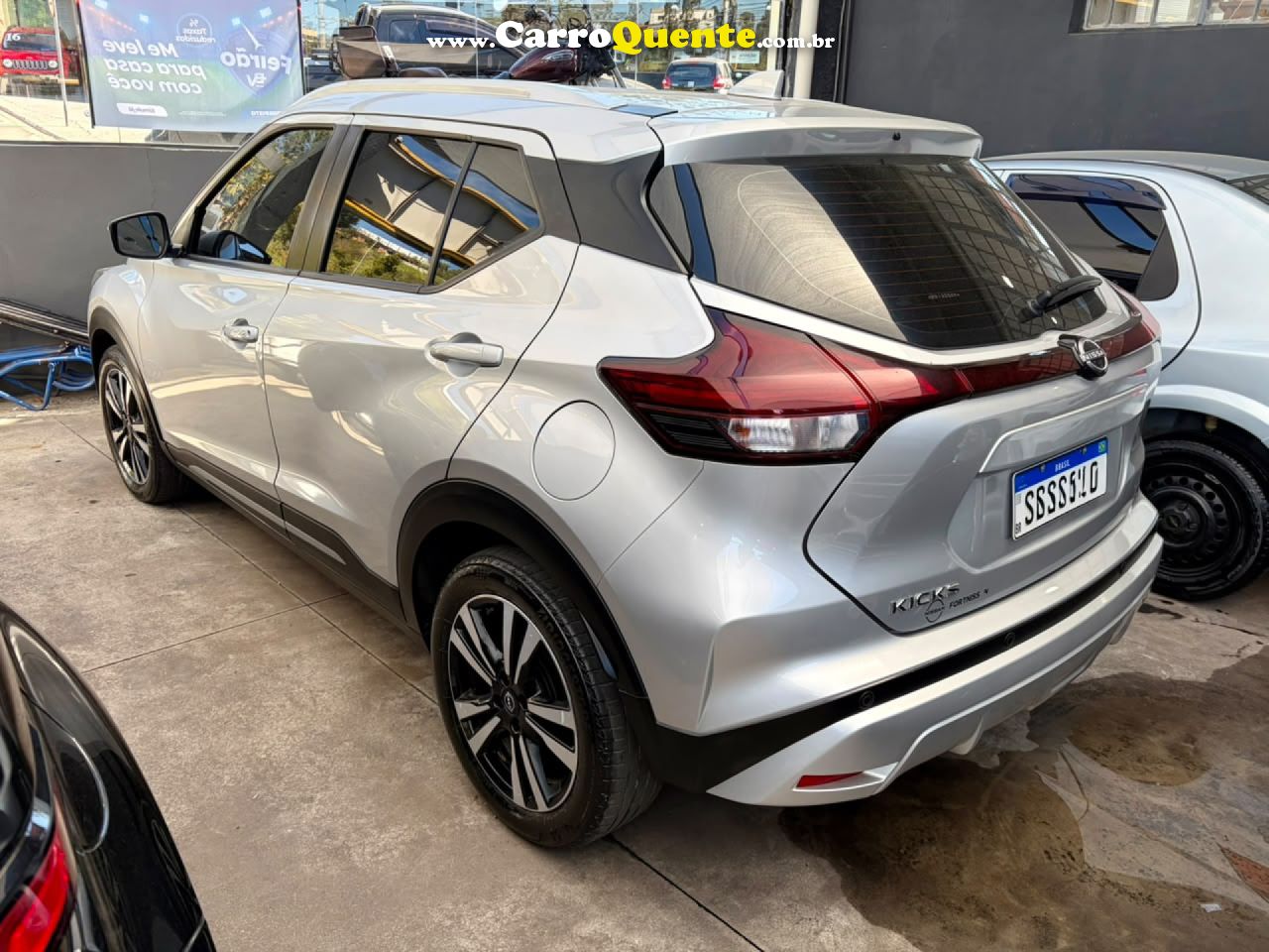 NISSAN   KICKS ADVANCE 1.6 16V FLEX AUT.   PRATA 2024 1.6 FLEX - Loja