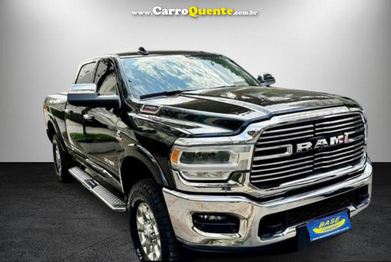 DODGE   RAM 2500 LARAMIE 6.7 I6 TURBO DIESEL   PRETO 2022 6.7 I6 DIESEL - Loja