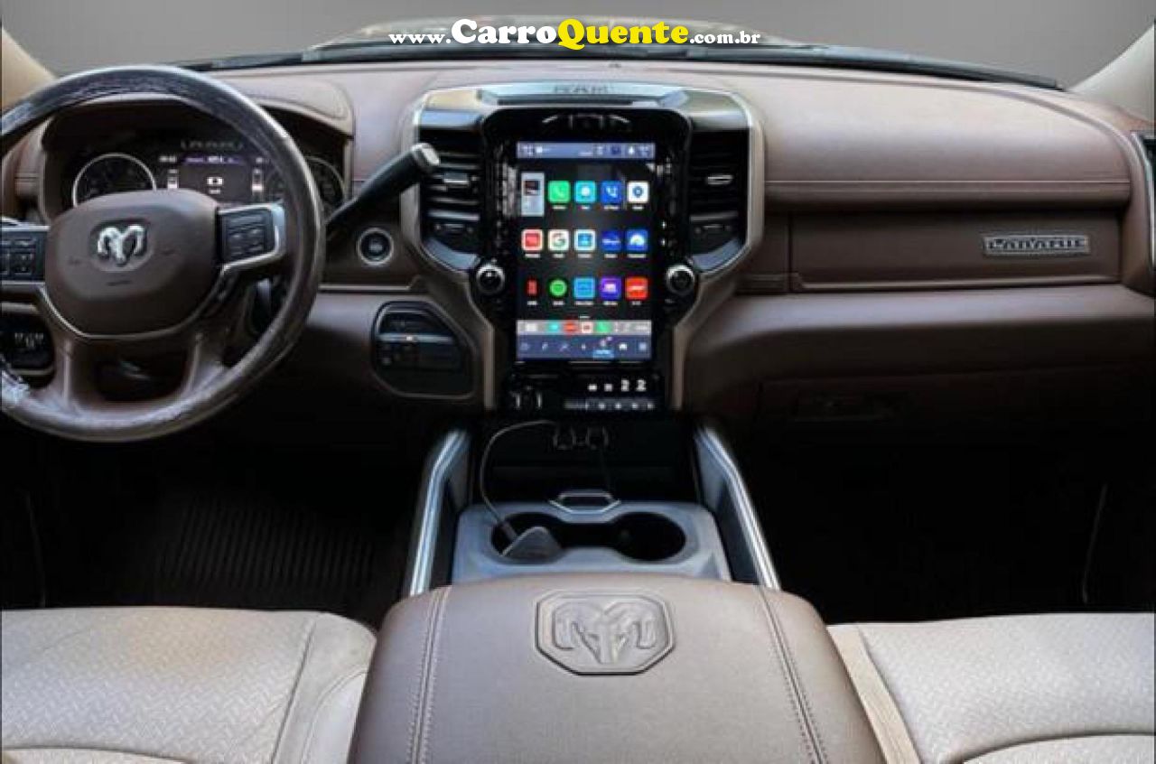 DODGE   RAM 2500 LARAMIE 6.7 I6 TURBO DIESEL   PRETO 2022 6.7 I6 DIESEL - Loja