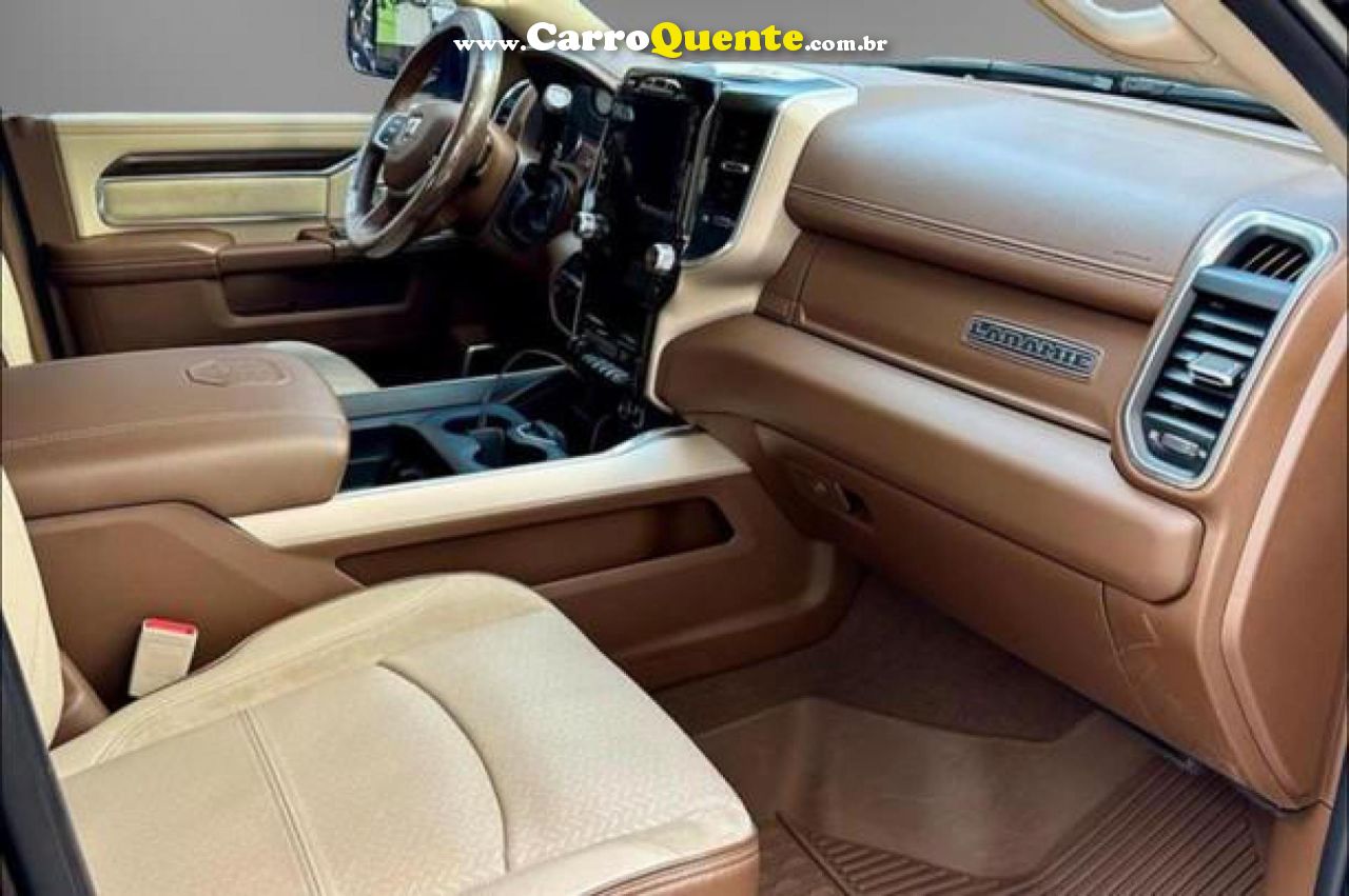 DODGE   RAM 2500 LARAMIE 6.7 I6 TURBO DIESEL   PRETO 2022 6.7 I6 DIESEL - Loja