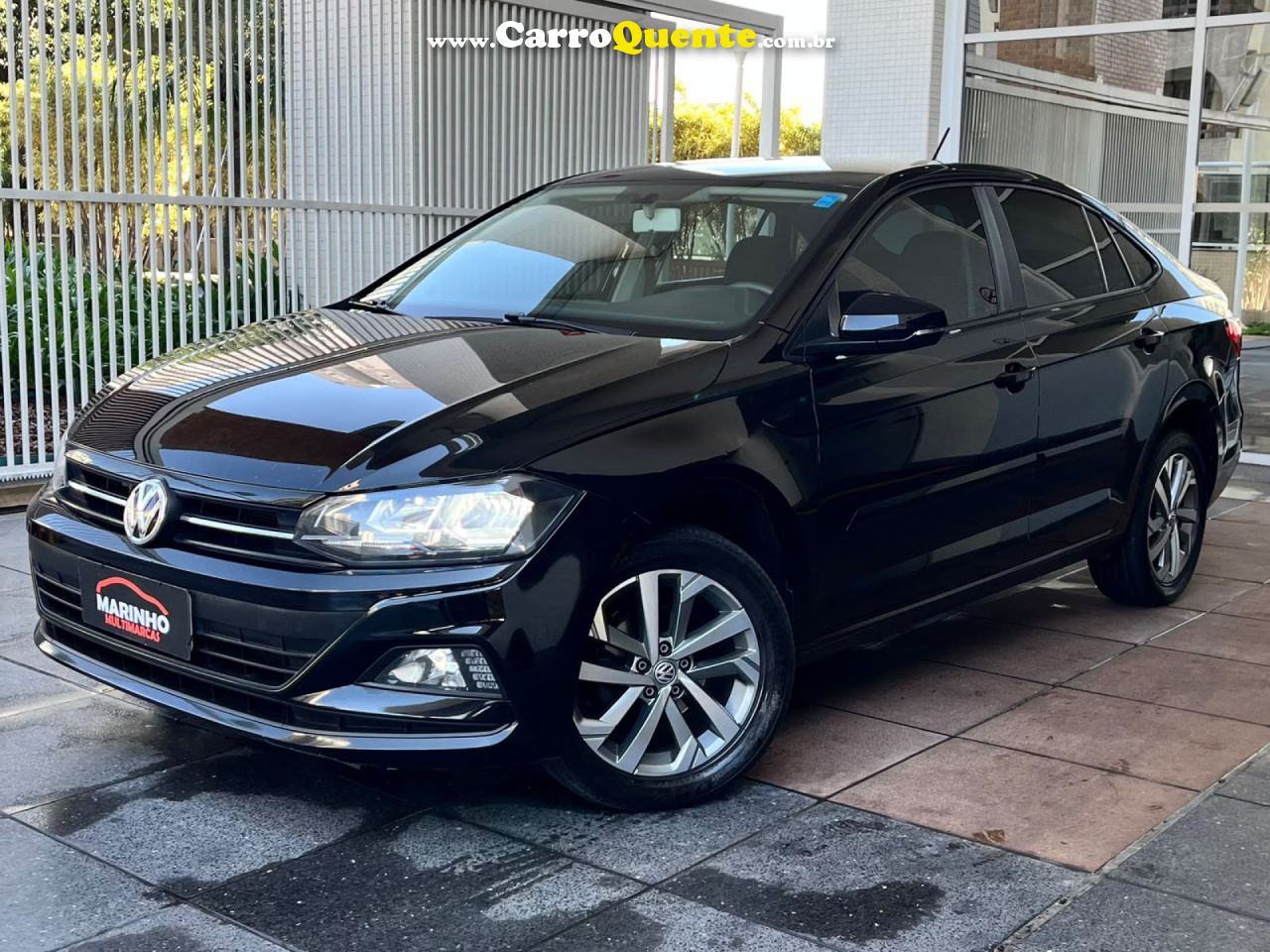VOLKSWAGEN   VIRTUS 1.6 AUTOMATICO UNICA DONA BAIXA KM OTIMO ESTADO   PRETO 2020 1.6 FLEX - Loja