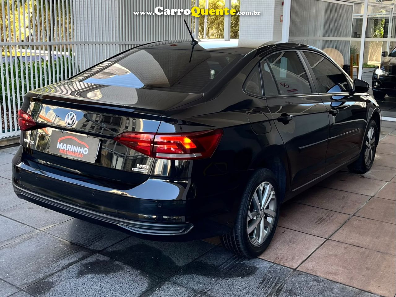 VOLKSWAGEN   VIRTUS 1.6 AUTOMATICO UNICA DONA BAIXA KM OTIMO ESTADO   PRETO 2020 1.6 FLEX - Loja