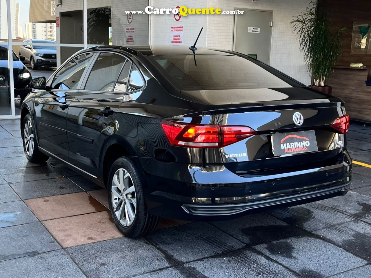 VOLKSWAGEN   VIRTUS 1.6 AUTOMATICO UNICA DONA BAIXA KM OTIMO ESTADO   PRETO 2020 1.6 FLEX - Loja