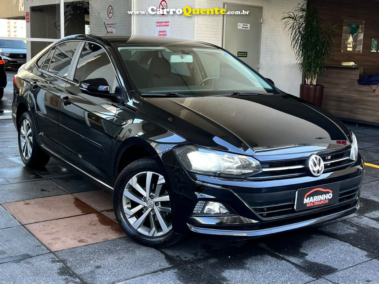 VOLKSWAGEN   VIRTUS 1.6 AUTOMATICO UNICA DONA BAIXA KM OTIMO ESTADO   PRETO 2020 1.6 FLEX - Loja