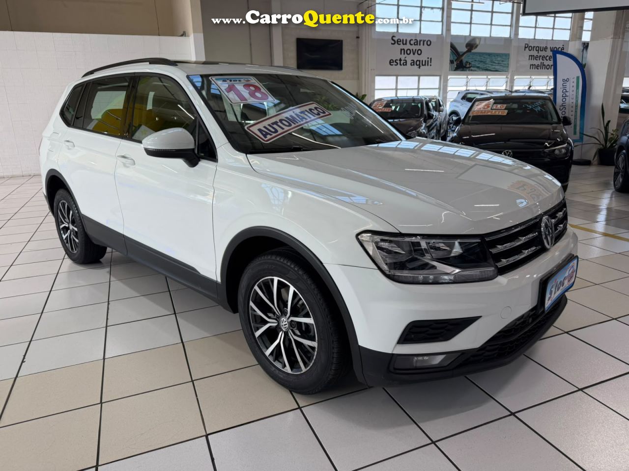 VOLKSWAGEN   TIGUAN ALLSPAC 250 TSI 1.4 FLEX   BRANCO 2018 1.4 FLEX - Loja