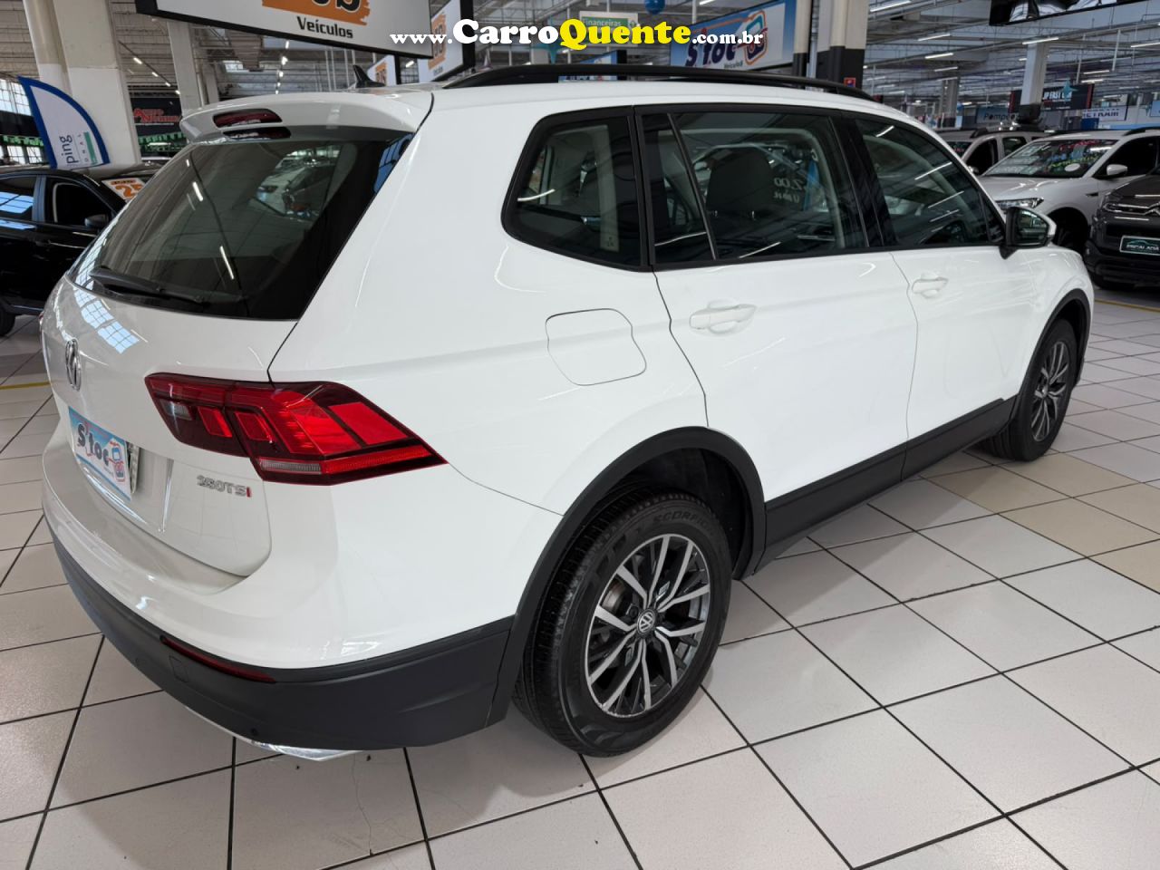 VOLKSWAGEN   TIGUAN ALLSPAC 250 TSI 1.4 FLEX   BRANCO 2018 1.4 FLEX - Loja
