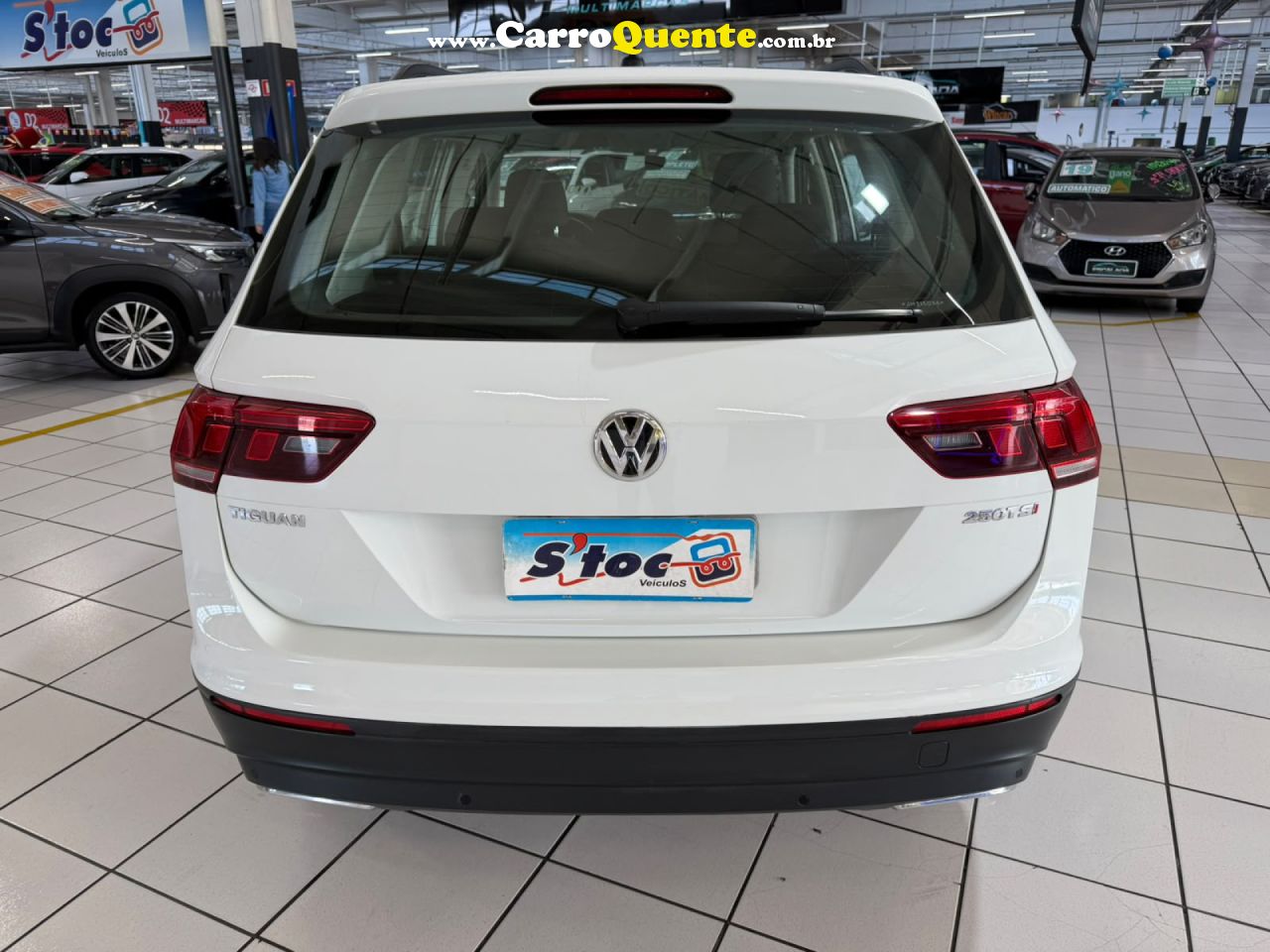 VOLKSWAGEN   TIGUAN ALLSPAC 250 TSI 1.4 FLEX   BRANCO 2018 1.4 FLEX - Loja