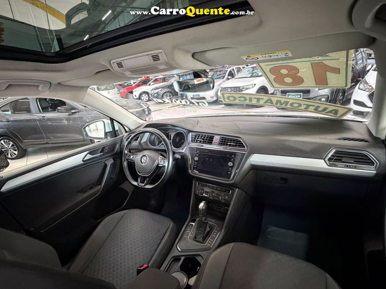 VOLKSWAGEN   TIGUAN ALLSPAC 250 TSI 1.4 FLEX   BRANCO 2018 1.4 FLEX - Loja
