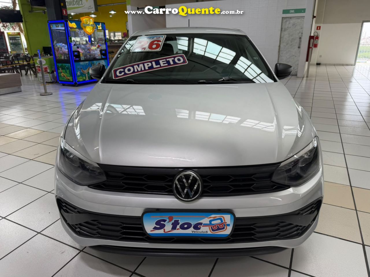 VOLKSWAGEN   POLO TRACK 1.0 FLEX 12V 5P   PRATA 2026 1.0 FLEX - Loja