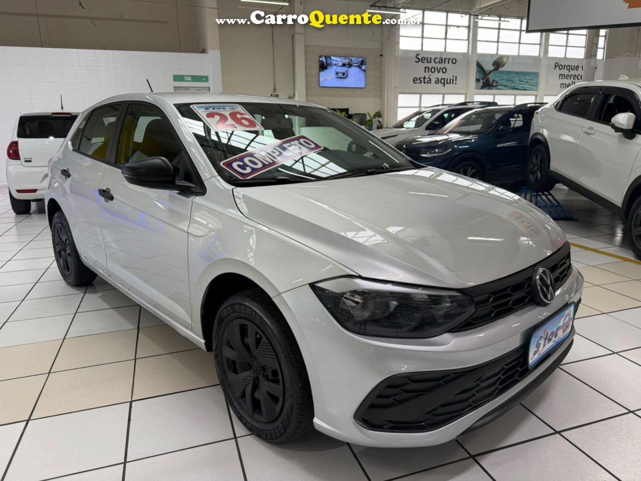 VOLKSWAGEN   POLO TRACK 1.0 FLEX 12V 5P   PRATA 2026 1.0 FLEX - Loja