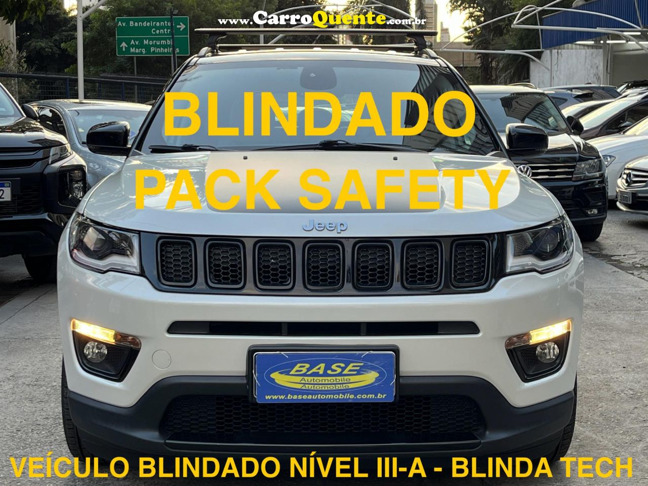 JEEP   COMPASS LIMITED 2.0 4X2 FLEX 16V AUT.   BRANCO 2018 2.0 16V FLEX - Loja