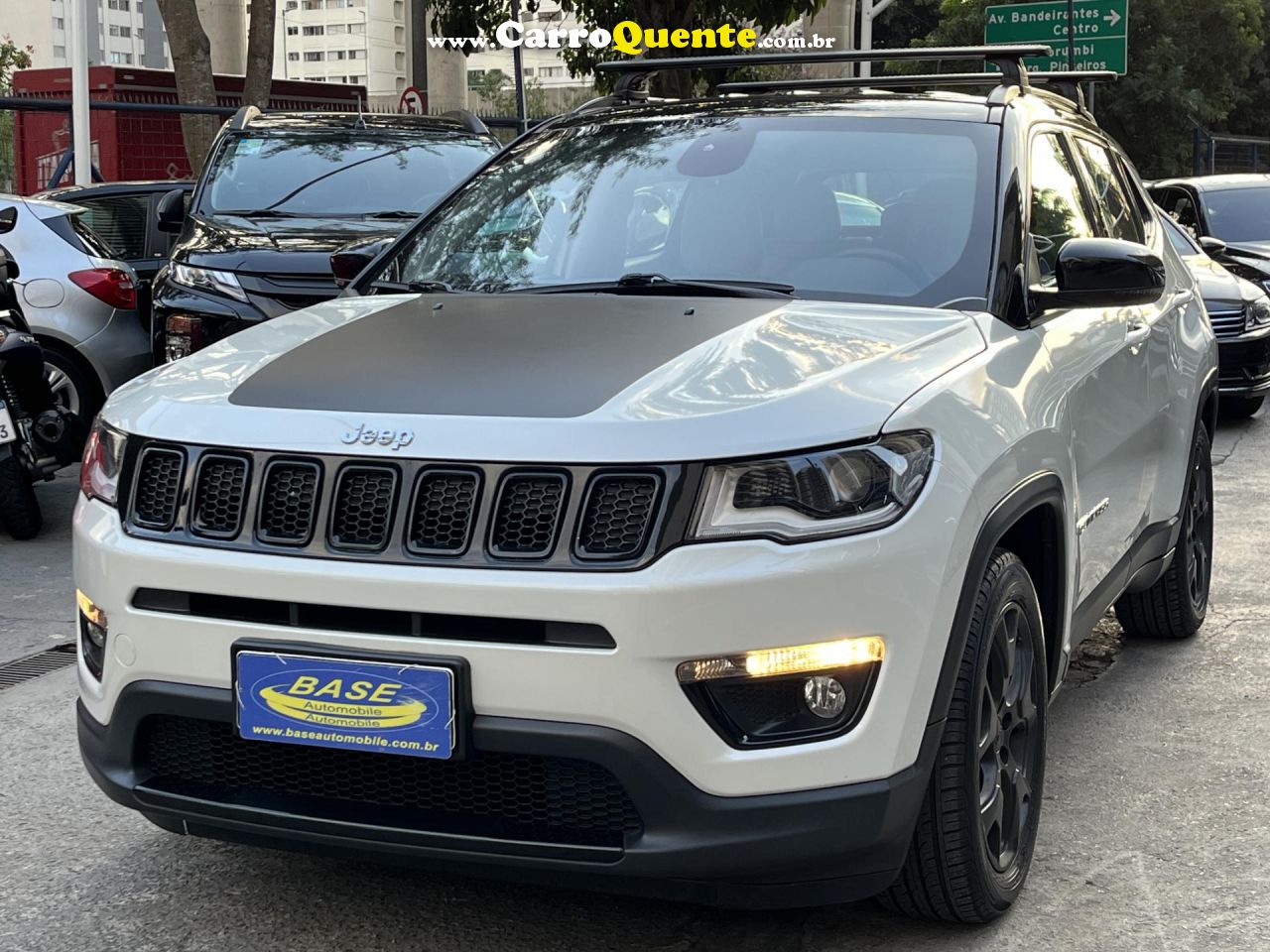 JEEP   COMPASS LIMITED 2.0 4X2 FLEX 16V AUT.   BRANCO 2018 2.0 16V FLEX - Loja