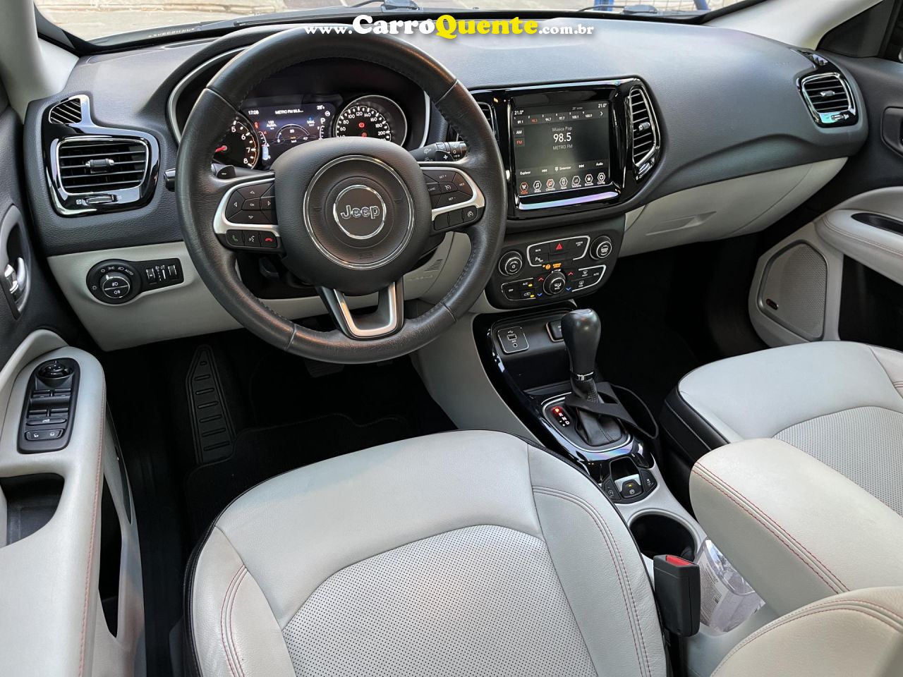JEEP   COMPASS LIMITED 2.0 4X2 FLEX 16V AUT.   BRANCO 2018 2.0 16V FLEX - Loja