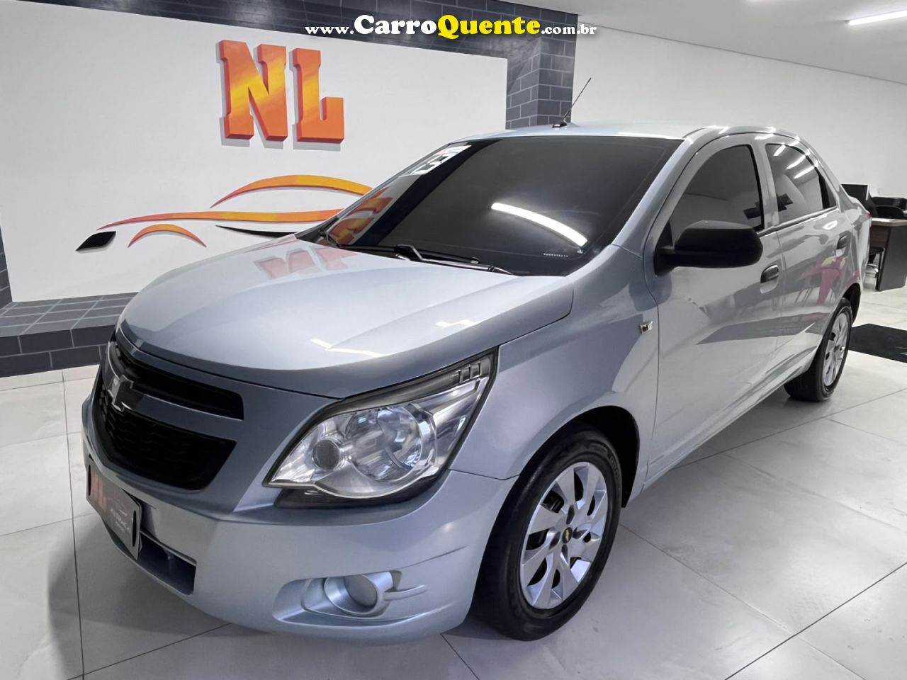 CHEVROLET   COBALT LS 1.4 8V FLEXPOWER 4P   PRATA 2013 1.4 FLEX - Loja
