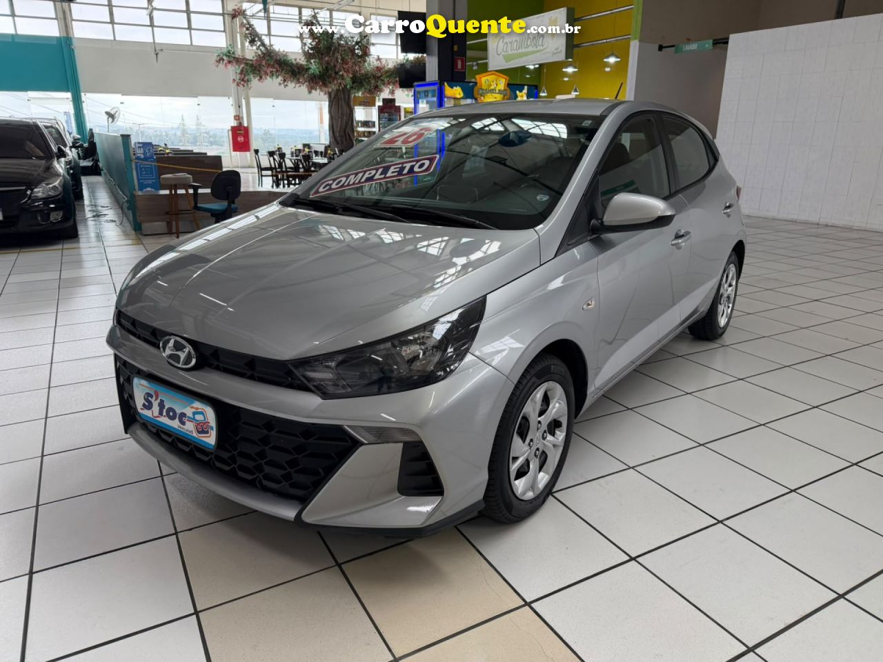 HYUNDAI   HB20 COMF.C.PLUSC.STYLE 1.0 FLEX 12V   PRATA 2026 1.0 FLEX - Loja