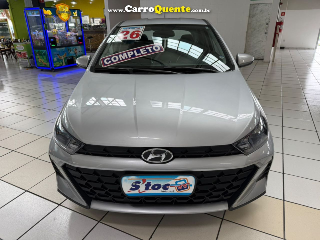 HYUNDAI   HB20 COMF.C.PLUSC.STYLE 1.0 FLEX 12V   PRATA 2026 1.0 FLEX - Loja