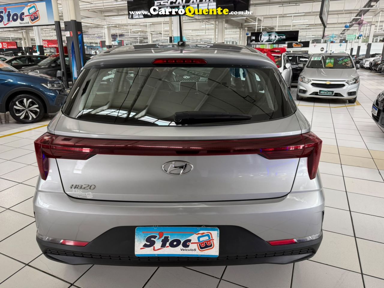 HYUNDAI   HB20 COMF.C.PLUSC.STYLE 1.0 FLEX 12V   PRATA 2026 1.0 FLEX - Loja