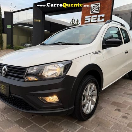 VOLKSWAGEN   SAVEIRO ROBUST 1.6 TOTAL FLEX 8V CD   BRANCO 2020 1.6 FLEX