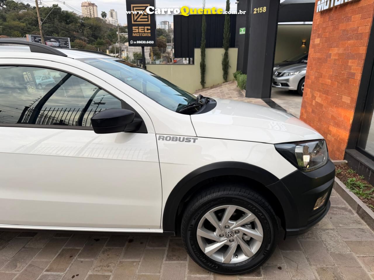 VOLKSWAGEN   SAVEIRO ROBUST 1.6 TOTAL FLEX 8V CD   BRANCO 2020 1.6 FLEX - Loja