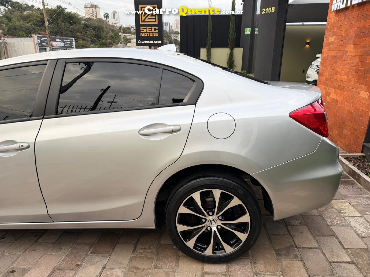 HONDA   CIVIC SEDAN LXR 2.0 FLEXONE 16V AUT. 4P   PRATA 2016 2.0 GASOLINA - Loja