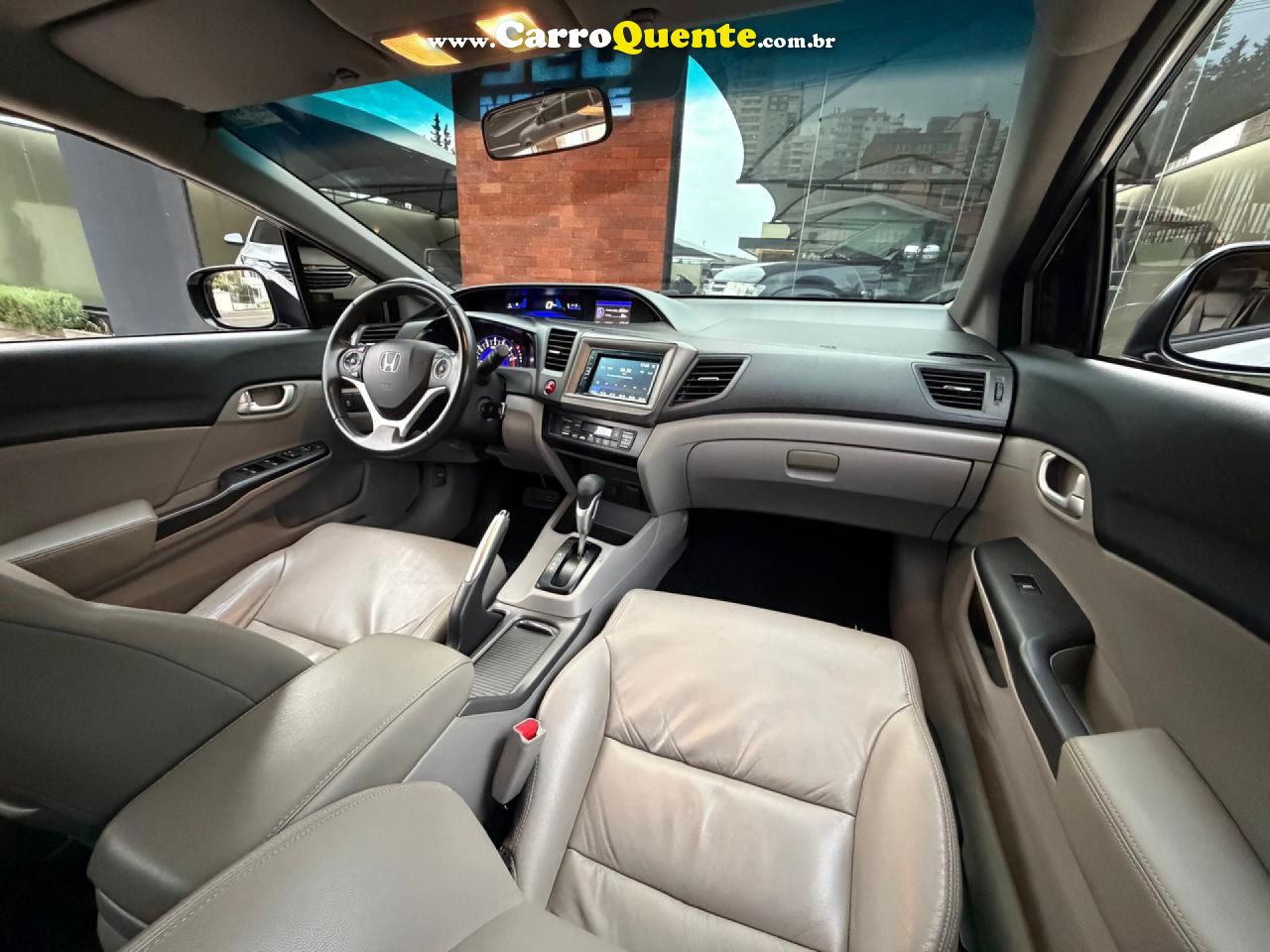 HONDA   CIVIC SEDAN LXR 2.0 FLEXONE 16V AUT. 4P   PRATA 2016 2.0 GASOLINA - Loja