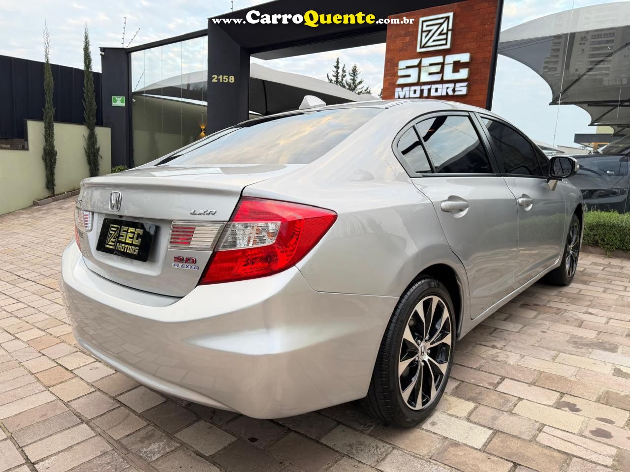 HONDA   CIVIC SEDAN LXR 2.0 FLEXONE 16V AUT. 4P   PRATA 2016 2.0 GASOLINA - Loja