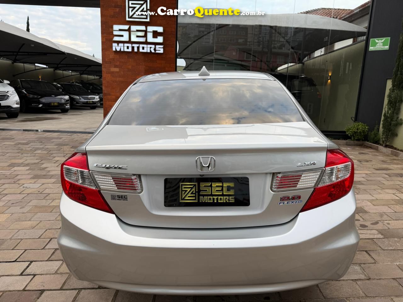 HONDA   CIVIC SEDAN LXR 2.0 FLEXONE 16V AUT. 4P   PRATA 2016 2.0 GASOLINA - Loja