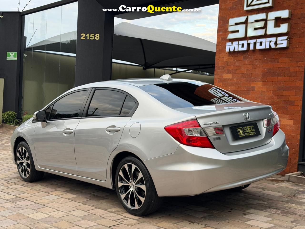 HONDA   CIVIC SEDAN LXR 2.0 FLEXONE 16V AUT. 4P   PRATA 2016 2.0 GASOLINA - Loja