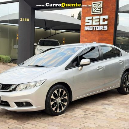 HONDA   CIVIC SEDAN LXR 2.0 FLEXONE 16V AUT. 4P   PRATA 2016 2.0 GASOLINA