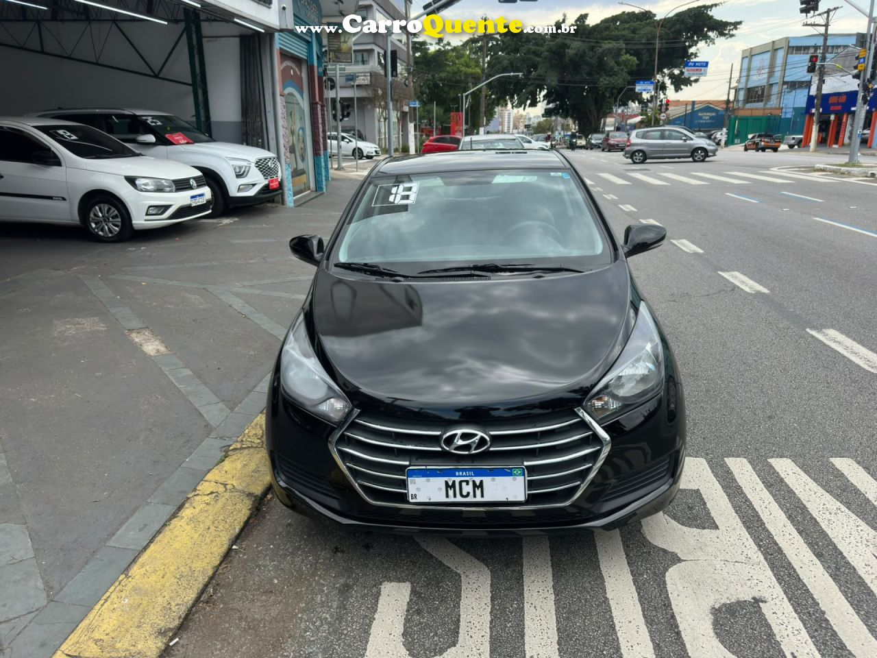HYUNDAI   HB20S COMFORT PLUS 1.0 TB FLEX 12V MEC.   VERMELHO 2018 1.0 FLEX - Loja