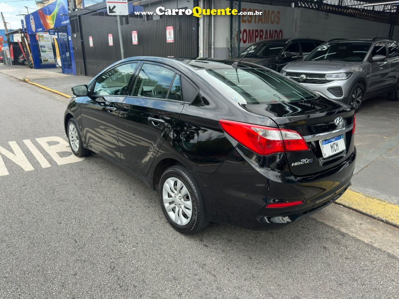HYUNDAI   HB20S COMFORT PLUS 1.0 TB FLEX 12V MEC.   VERMELHO 2018 1.0 FLEX - Loja