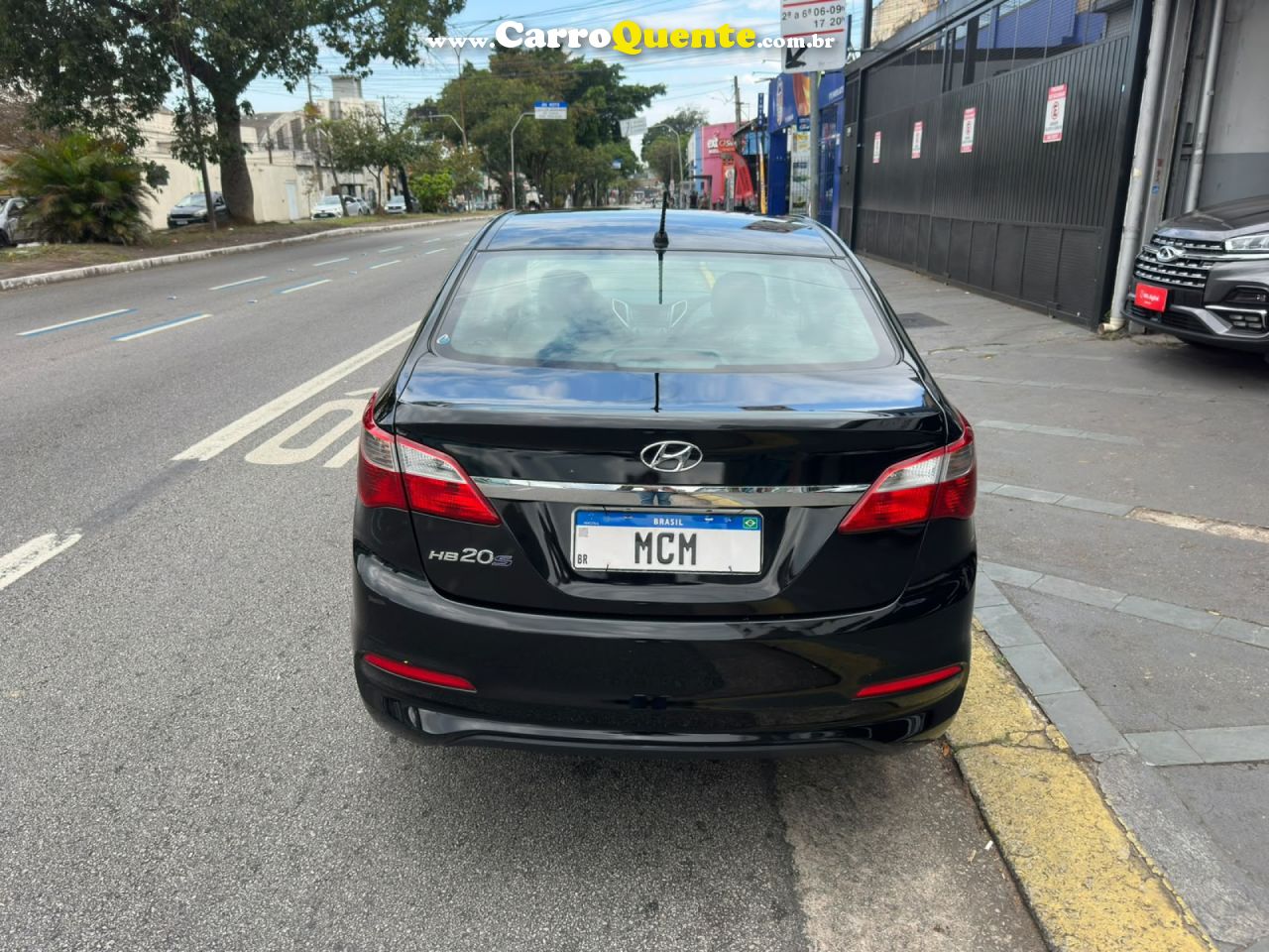 HYUNDAI   HB20S COMFORT PLUS 1.0 TB FLEX 12V MEC.   VERMELHO 2018 1.0 FLEX - Loja
