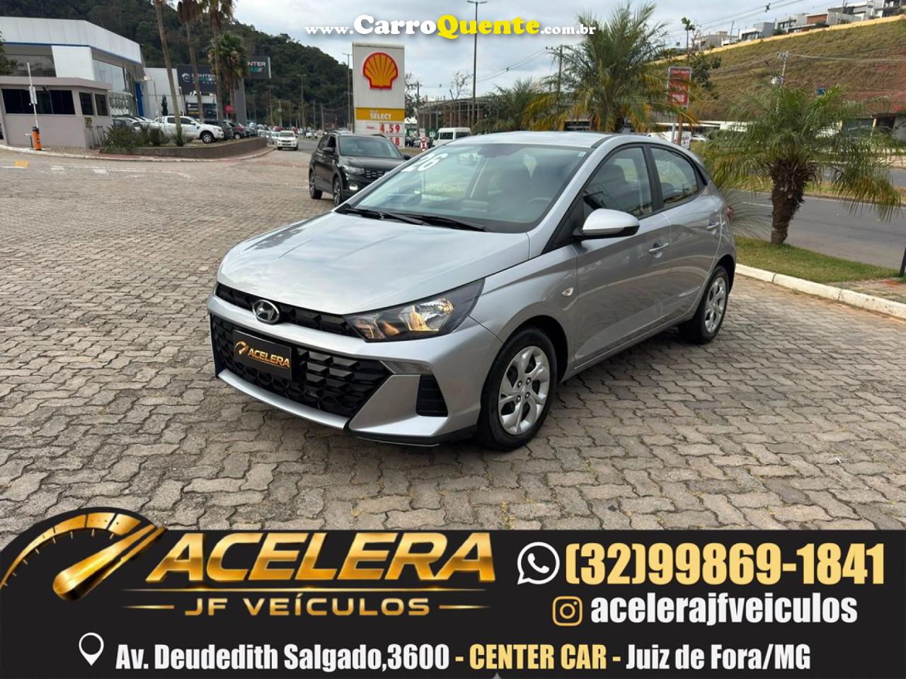 HYUNDAI   HB20 COMF.C.PLUSC.STYLE 1.0 FLEX 12V   PRATA 2026 1.0 FLEX - Loja