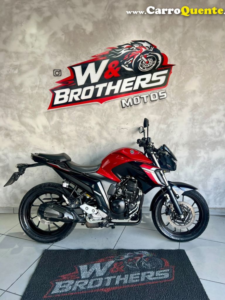 YAMAHA    FAZER 250   VERMELHO 2024 250CC FLEX - Loja